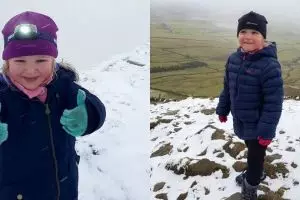 Balita putri ini jelajahi bukit sejauh 29 km, alasannya bikin terenyuh