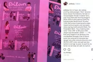 Filmnya laris manis, Pos Indonesia bikin perangko edisi Dilan 1990