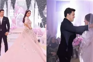 10 Potret resepsi nikah Nur Fazura pemeran AAC 2, bak negeri dongeng