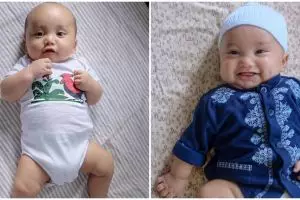 10 Potret bukti bayi Rachel Vennya sadar kamera, menggemaskan banget