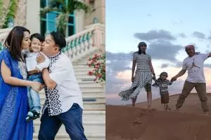 10 Potret kebersamaan keluarga kecil Augie Fantinus, harmonis banget