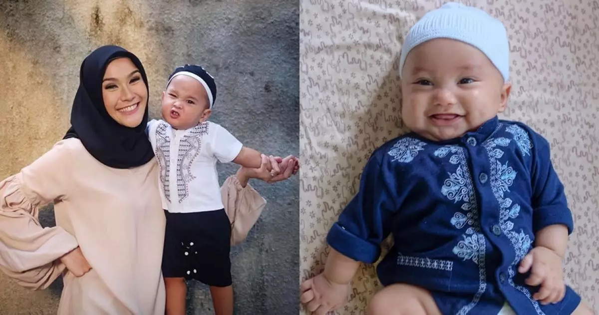 5 Bayi seleb saat kenakan baju koko, udah mirip pak haji nih