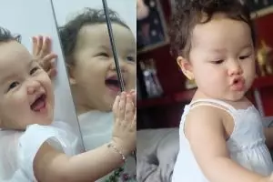 10 Potret Sheva putri Ussy Sulistiawaty, imutnya kebangetan