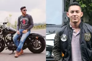 10 Potret Gariz Luis, polisi ganteng yang pernah main FTV