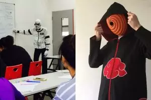 Pakai seragam cosplay saat mengajar, 10 gaya dosen ini nyentrik banget