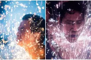 7 Aksi ngeri makan percikan kembang api ini bikin jantung deg-degan