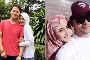 Jarang muncul, ini 10 kemesraan Husna 'Ketika Cinta Bertasbih' & suami