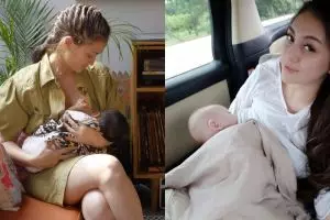 Curhat 9 seleb menyusui, puting lecet sampai beri ASI di tepi jalan