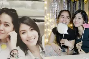 Suami 1 grup band, ini 10 potret kompak Gracia Indri & Metha Yunitria