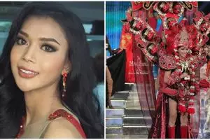 10 Gaya Dinda Syarif, transgender Indonesia di kontes kecantikan dunia