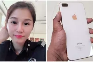 Alasan di balik wanita buang iPhone 8+ ke tong sampah ini gereget abis
