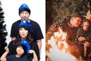 8 Potret kompak keluarga Ryan Delon, sering banget pakai baju couple