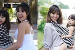 5 Seleb cantik ubah gaya rambut persis putri kecilnya, kompak banget!