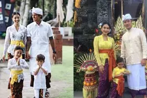 Tinggal di Bali, ini momen keluarga 4 seleb saat turut peringati Nyepi