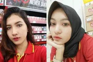 Cantiknya 7 kasir minimarket ini bikin para cowok bolak-balik belanja