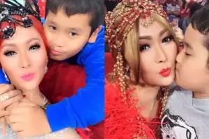 Ajak buah hati ke lokasi syuting, ini 7 bukti Inul telaten momong anak