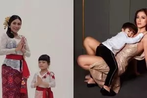Jadi single parent, ini gaya pemotretan 9 seleb dengan sang buah hati