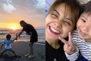 Jadi single parent, ini 10 bukti Tiwi eks T2 telaten asuh anaknya