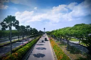 4 Momen manis traveler di Bandara Changi, lamar pacar pakai cara unik