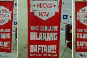 Ini masalah yang sering dihadapi para pencari kerja di Indonesia