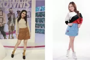 Bak ABG, begini 10 penampilan Ayu Ting Ting saat kenakan rok mini