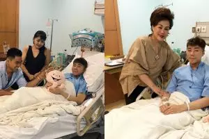 Muntah darah saat syuting, ini 7 potret Roy Kiyoshi terbaring di RS