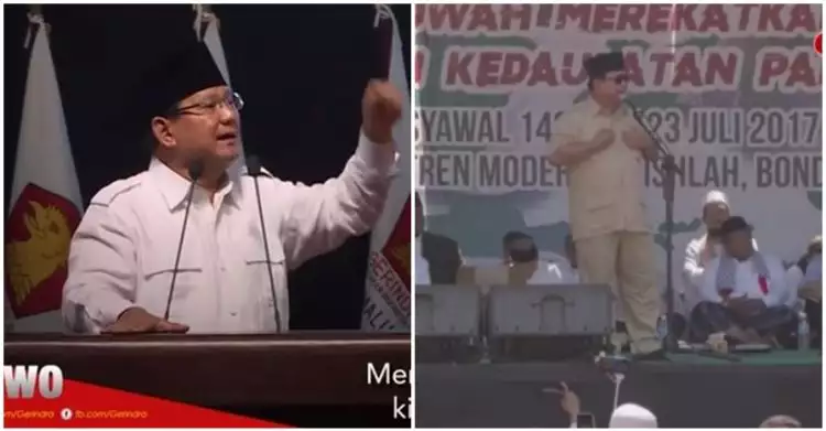 Jadi sorotan, 3 pidato Prabowo Subianto ini pernah menuai kontroversi