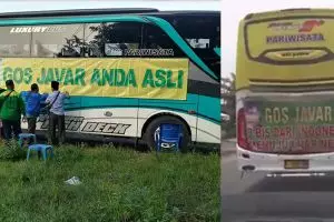 Rombongan asal Pasuruan ini ke Malaysia naik bus, gile bener