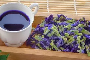 Sensasi teh biru bunga telang yang bikin badan bugar