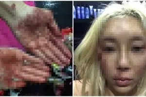 Disiksa pacarnya, wanita ini minta pertolongan saat live Facebook