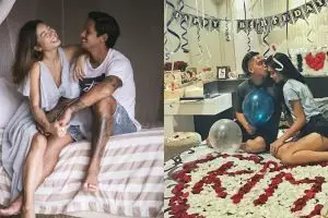 Adu gaya Irfan Bachdim-Kim Kurniawan nempel pasangan, mana paling hot?