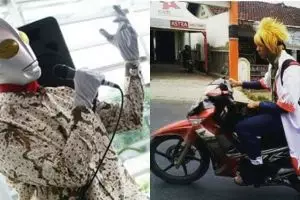 10 Tingkah orang Indonesia cosplay tidak pada tempatnya, absurd abis