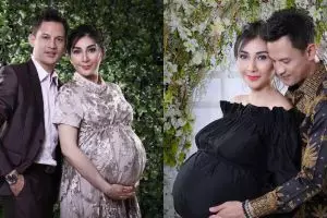 6 Foto maternity Lucky Perdana dan istri, elegan nan romantis