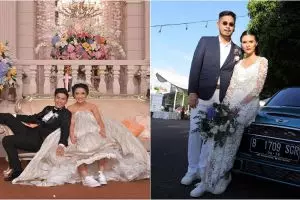 Tampil beda, 5 seleb cantik ini nggak pakai high heels saat nikahan