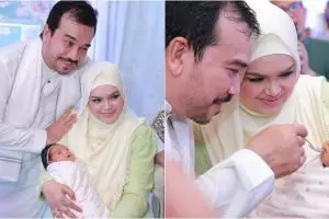 Dikenalkan ke publik, ini 11 momen aqiqah anak pertama Siti Nurhaliza