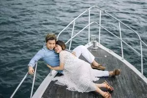 7 Foto prewedding juara All England Marcus Gideon ini bikin jomblo iri