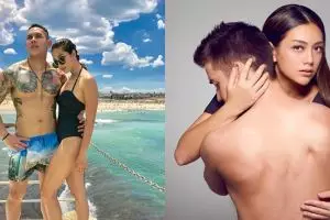 6 Seleb ini lakukan pemotretan tanpa baju dengan pasangannya, hot abis