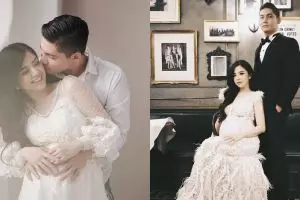 7 Keromantisan Samuel dampingi Franda yang hamil 8 bulan, suami siaga