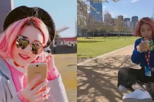 Jarang tampil di TV, ini 10 gaya terbaru Han Yoora berambut pendek