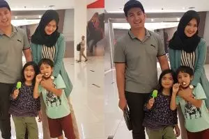 Jadi ibu tiri, ini 5 momen Lisya Nurrahmi bareng anak Tommy Kurniawan
