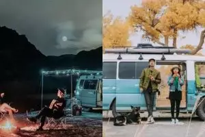 Pasangan ini keliling China pakai mobil angkot, ini 10 foto kerennya