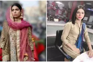 5 Potret Mavia Malik, transgender pembaca berita pertama di dunia