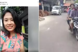 Apes banget, HP cewek ini dijambret saat lagi siaran live di Facebook