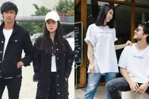 Gaya 5 seleb pakai baju couple dengan kekasihnya, so sweet banget dong