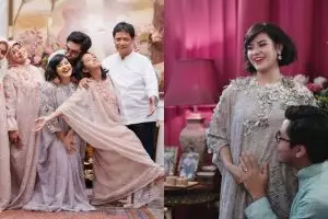 7 Momen syukuran empat bulan kehamilan Mytha Lestari, penuh kehangatan