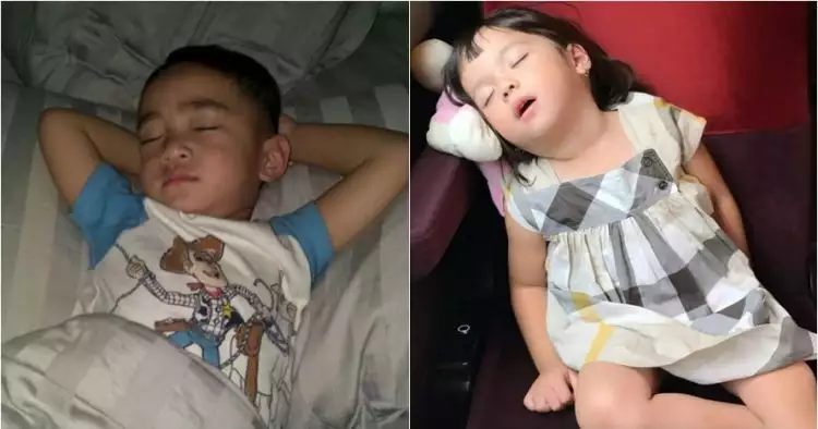 Intip gaya 10 anak seleb saat tidur, mana yang paling bikin gemas?