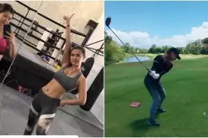 7 Gaya Maria Ozawa olahraga ini bikin gagal fokus, auranya seksi abis