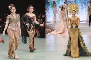Biasa tampil kasual, begini gaya anggun 10 seleb Tanah Air di catwalk