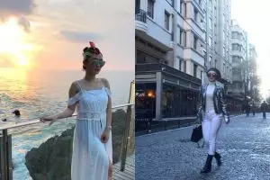 Dikenal sederhana, ini 7 gaya liburan bak sosialita ala Zaskia Gotik