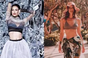 10 Gaya seksi Sophia Latjuba pamer perut rata, body goals banget nih!
